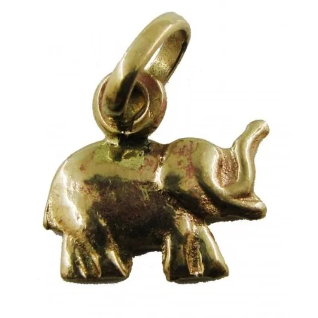 Amuleto Elefante Tumbaga Dorado 1 cm | Tienda Esotérica Changó