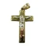 Amuleto Cristo en Cruz Tumbaga 3 Metales 4.5 cm | Tienda Esotérica Changó