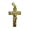 Amuleto Cristo en Cruz Tumbaga Dorada 3.5 cm | Tienda Esotérica Changó