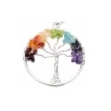 Amuleto Arbol de la Vida 7 Chakras - 4 cm (7 piedras) | Tienda Esotérica Changó