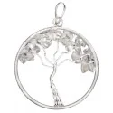 Amuleto Arbol de la Vida Chakra 7 Cuarzo Blanco - 4 cm | Tienda Esotérica Changó