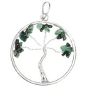 Amuleto Arbol de la Vida Chakra 4 Cuarzo verde - 4 cm | Tienda Esotérica Changó