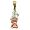 Amuleto Santa Muerte Tumbaga 3 Metales 2.5 cm | Tienda Esotérica Changó