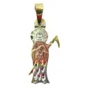 Amuleto Santa Muerte Tumbaga 3 Metales 3.5 cm | Tienda Esotérica Changó