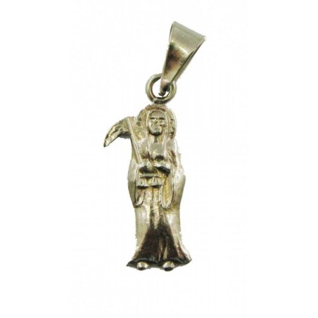 Amuleto Santa Muerte Tumbaga Dorada 2.5 cm