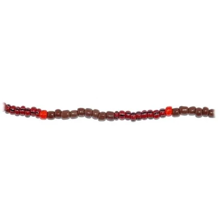 Collar Oya (9 x 9 Ctas Rayadas y Marron ) (1 V) Premium (110 cm) | Tienda Esotérica Changó