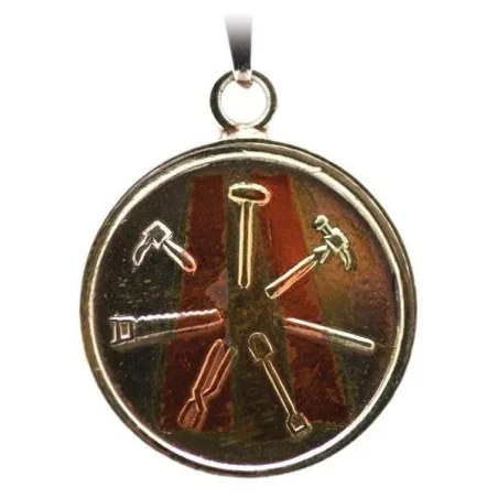 Amuleto 7 Herramientas con Tetragramaton 2.5 cm (Talisman Contra Todo Mal) | Tienda Esotérica Changó