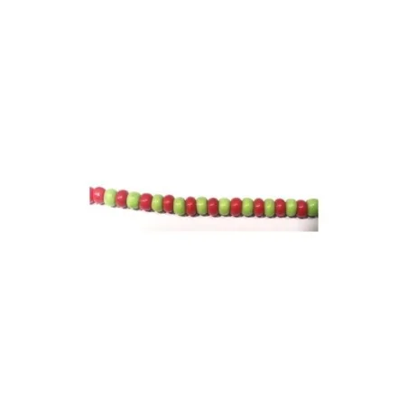 Collar Orula Camino 1 x 1 (Rojo-Ver) (1 V) (110 cm) | Tienda Esotérica Changó