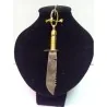 Amuleto Espada Metal Cuchillo 7 cm (Mango Dorado) | Tienda Esotérica Changó