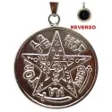 Amuleto Tetragramaton con Obsidiana Zodiacal 3.5 cm | Tienda Esotérica Changó