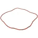 Collar Oya (9 x 9 Marron -Rojo. ) (1 V) (110 cm) | Tienda Esotérica Changó