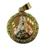 Amuleto Corazon de Jesus Medalla Tumbaga 3 Metales 2.5 cm | Tienda Esotérica Changó