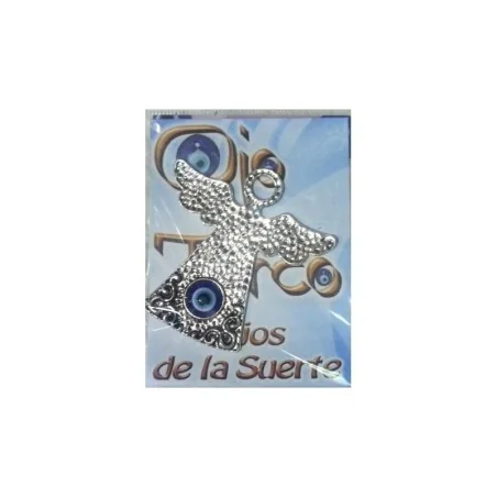 Amuleto Angel Proteccion con Ojo Turco 5.5 cm | Tienda Esotérica Changó