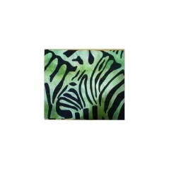 Paño Decorativo Zebras( Verdes 210 x 140 ) | Tienda Esotérica Changó