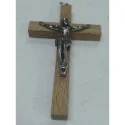 Cruz Madera con Cristo 7 x 4 cm | Tienda Esotérica Changó