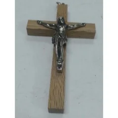 Cruz Madera con Cristo 7 x 4 cm | Tienda Esotérica Changó