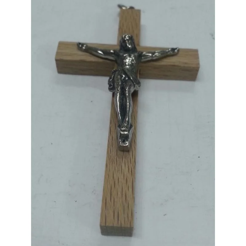 Cruz Madera con Cristo 7 x 4 cm
