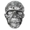 Calavera Azteca 1 plateado 19 x 16 cm (resina) | Tienda Esotérica Changó