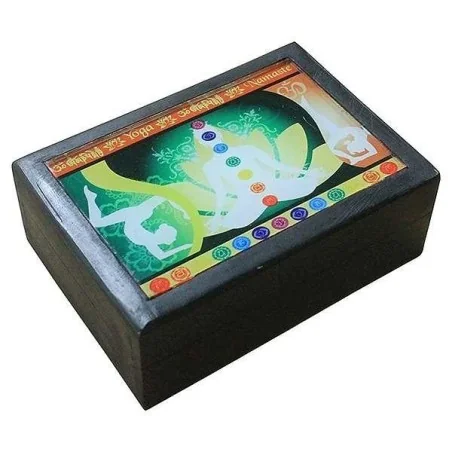 Caja Tarot Madera Om 17 x 12 x 6 | Tienda Esotérica Changó