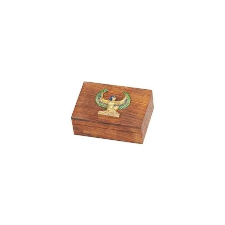 Caja Tarot Madera Motivo Egipcio 16 x 10 x 6 cm | Tienda Esotérica Changó