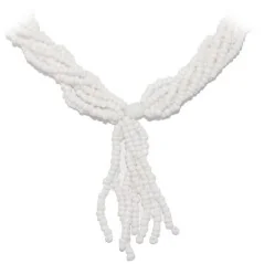 Collar Mazo Obatala (Simple) (Blanco) (100 a 150 cm) | Tienda Esotérica Changó