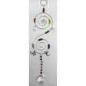 Movil Cristal 7 Chakras Om 30 cm (Bola Feng Shui) (Bola Feng Shui) | Tienda Esotérica Changó