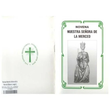 Novena Nuestra Señora de la Merced (Blanco y negro) | Tienda Esotérica Changó