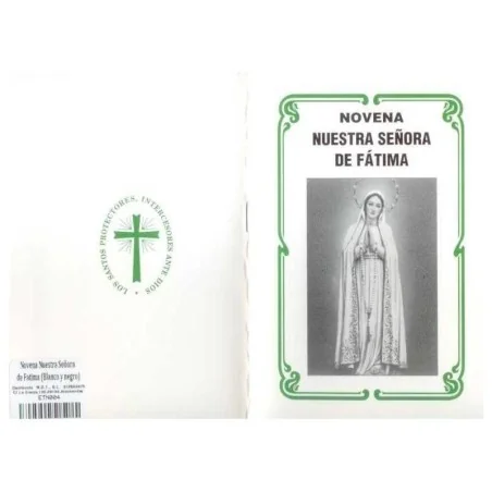 Novena Nuestra Señora de Fatima (Blanco y negro) | Tienda Esotérica Changó