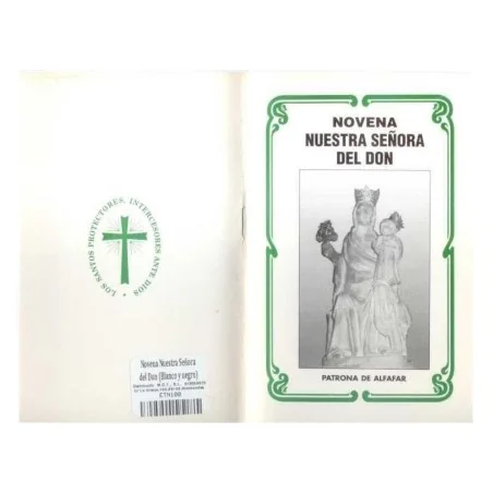 Novena Nuestra Señora del Don (Blanco y Negro) | Tienda Esotérica Changó