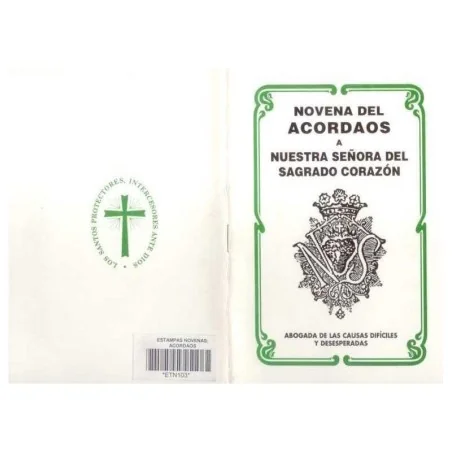 Novena Acordados (Blanco y Negro) | Tienda Esotérica Changó