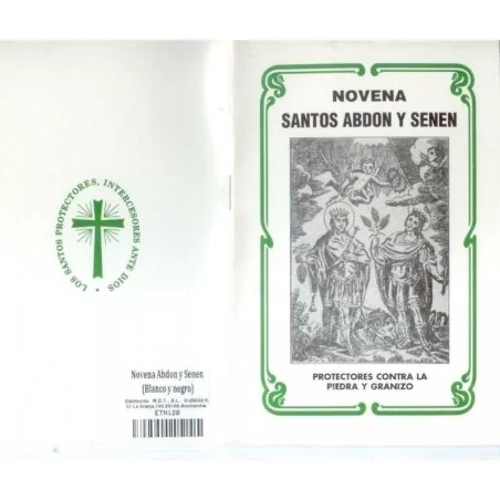 Novena Abdon y Senen (Blanco y negro) | Tienda Esotérica Changó