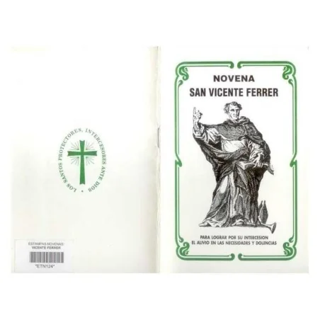 Novena Vicente Ferrer (Blanco y negro) | Tienda Esotérica Changó