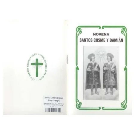 Novena Cosme y Damian (Blanco y negro) | Tienda Esotérica Changó