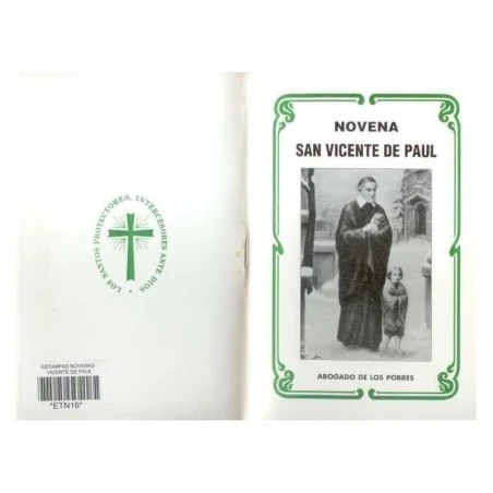 Novena Vicente de Paul (Blanco y negro) | Tienda Esotérica Changó