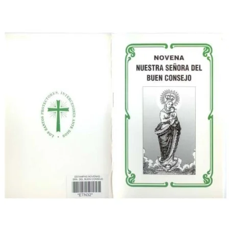 Novena Nuestra Señora de Buen Consejo (Blanco y Negro) | Tienda Esotérica Changó