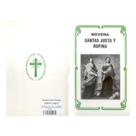 Novena Justa y Rufina (Blanco y negro) | Tienda Esotérica Changó