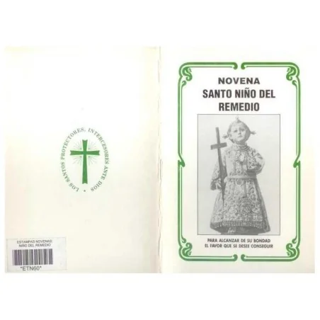 Novena Niño del Remedio (Blanco y negro) | Tienda Esotérica Changó