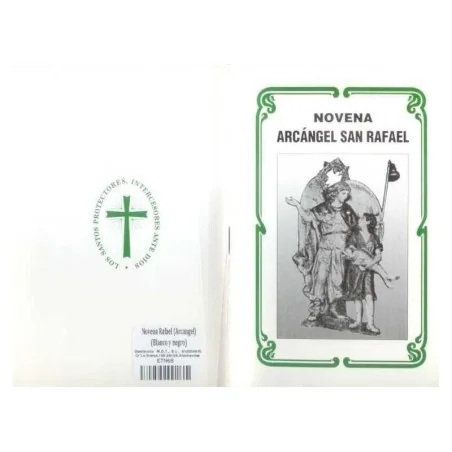 Novena Rafel Arcangel (Blanco y negro) | Tienda Esotérica Changó