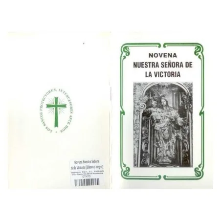 Novena Nuestra Señora de la Victoria (Blanco y negro) | Tienda Esotérica Changó