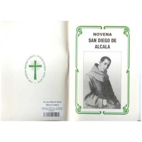 Novena Diego de Alcala (Blanco y Negro) | Tienda Esotérica Changó