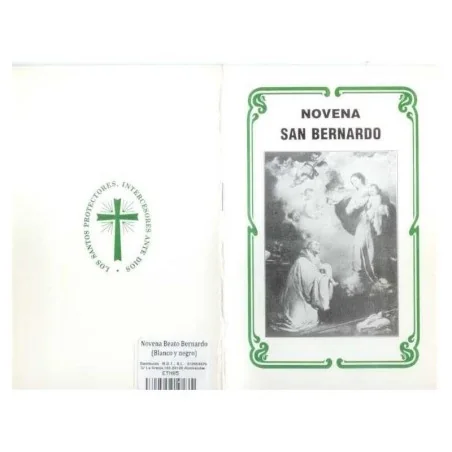 Novena Beato Bernardo (Blanco y negro)