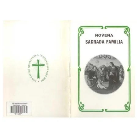 Novena Sagrada Famillia (Blanco y negro) | Tienda Esotérica Changó