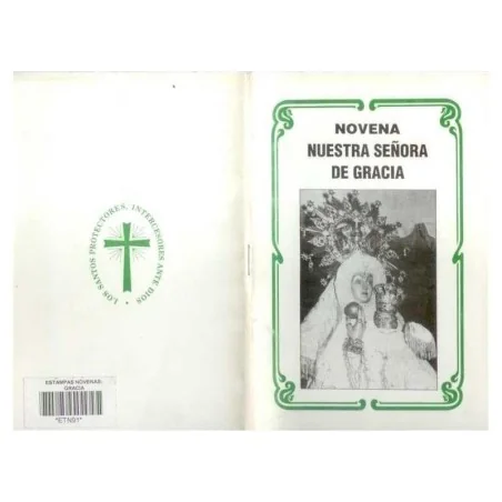 Novena Nuestra Señora de Gracias (Blanco y negro)