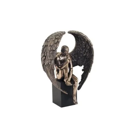 Angel Sentado 26 x 18 cm (Dorado Viejo) | Tienda Esotérica Changó