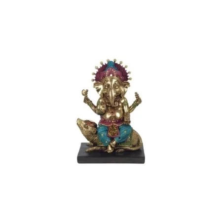 Ganesha Resina Sentada s/ animal 29 x 25 cm aprox. (color) | Tienda Esotérica Changó