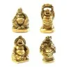 Buda Mini Bronce 4.5 cm Set de 4 unidades | Tienda Esotérica Changó