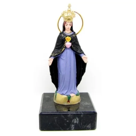 Virgen de la Dolorosa 12 cm (Base Marmol) | Tienda Esotérica Changó