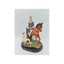 San Martin Caballero Caballo Marron 23 cm (Color) | Tienda Esotérica Changó