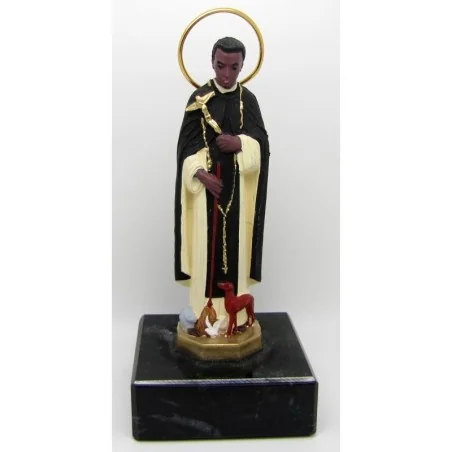 San Martin Porres 12 cm (Base Marmol) | Tienda Esotérica Changó