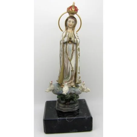 Vigen de Fatima 12 cm (Base Marmol) | Tienda Esotérica Changó